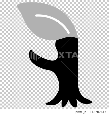 一棵樹的簡單圖像插圖 118707613