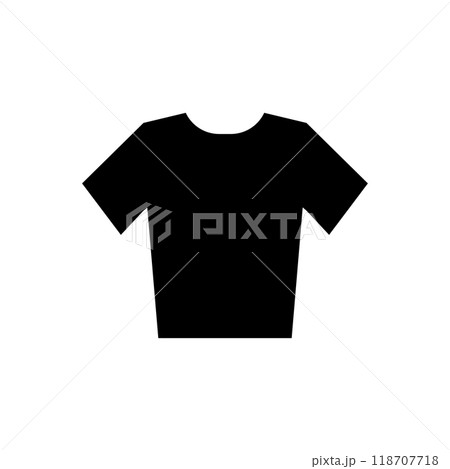 T-Shirt icon logo design template isolated illustration 118707718