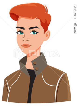 Confident Woman with Red Hair Confident Woman with Red Hair 118708346