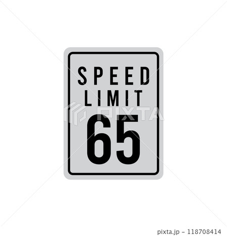 speed limit sign icon vector speed limit sign icon vector 118708414