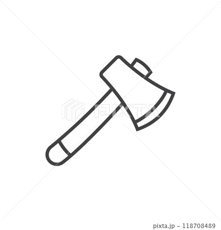 axe icon vector 118708489