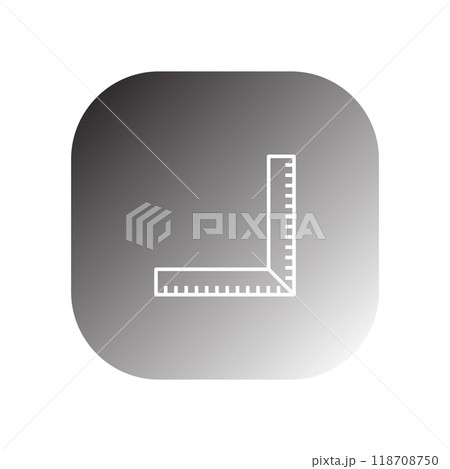 ruler icon vector ruler icon vector 118708750