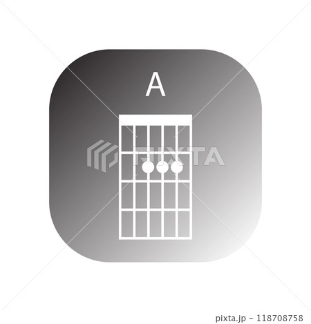 guitar chord icon vector guitar chord icon vector 118708758