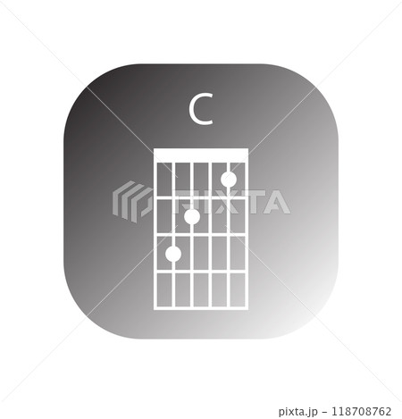 guitar chord icon vector 118708762
