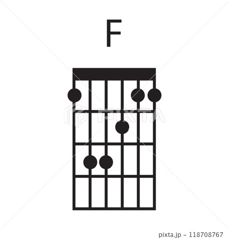 guitar chord icon vector guitar chord icon vector 118708767