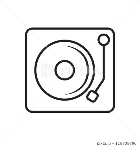 icon dj vector icon dj vector 118709796