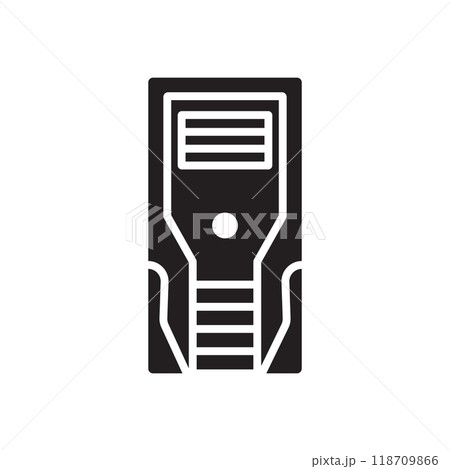 pc case icon vectorのイラスト素材 [118709866] - PIXTA
