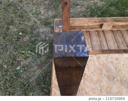 Preparing lumber for priming and painting Preparing lumber for priming and painting 118710069