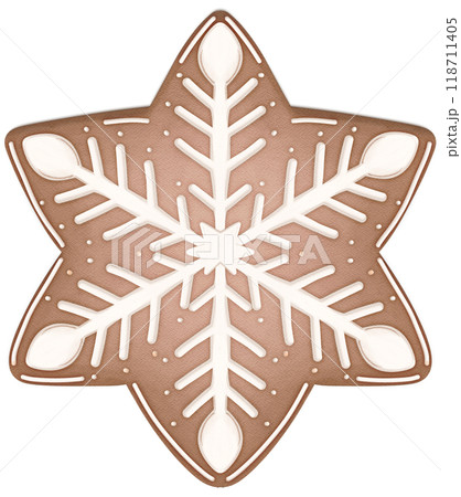 Gingerbread Snowflakes 118711405
