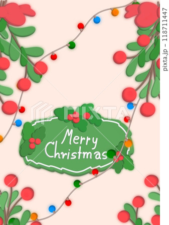 merry christmas card 118711447