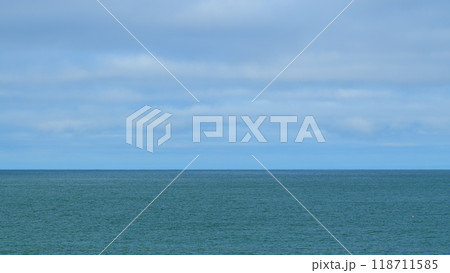 Dark Deep Ocean Surface. Clouds Movement Before Rain Storm Over The Sea. Still. Dark Deep Ocean Surface. Clouds Movement Before Rain Storm Over The Sea. Still. 118711585