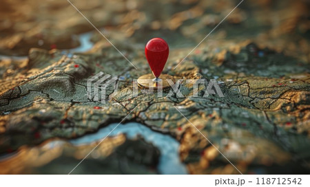 navigation on the map. My location is on the map. A point on the map 118712542