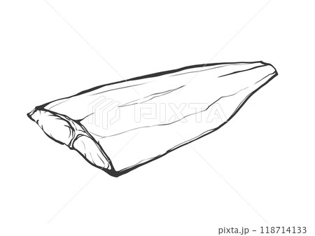 鯖の手描き筆絵風イラスト 鯖の手描き筆絵風イラスト 118714133