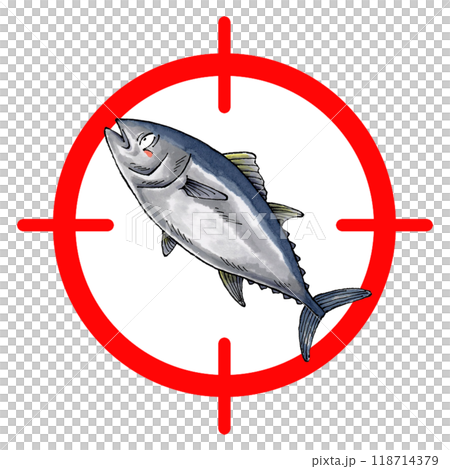 鮪魚目標標記 118714379