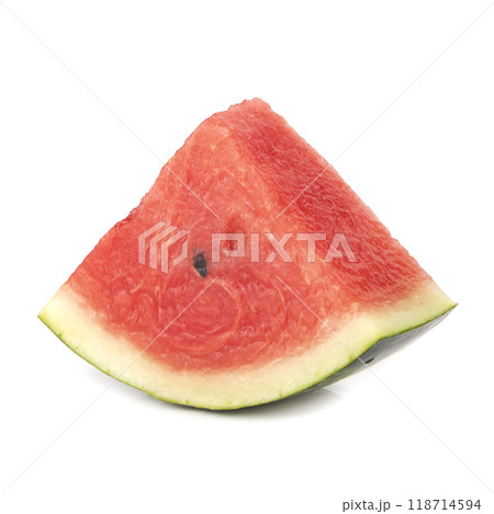 Watermelon Slices isolated on a white background 118714594