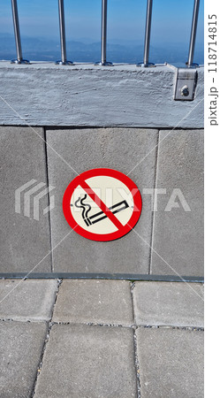 No smoking sign No smoking sign 118714815