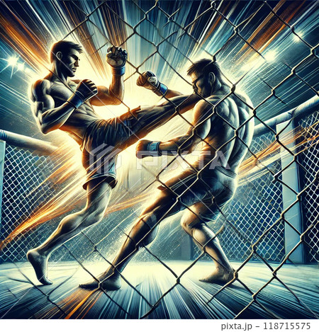 格闘技の試合 118715575