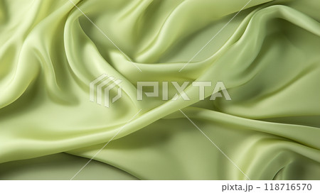silk fabric texture pistachio color 118716570