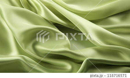 silk fabric texture pistachio color 118716571