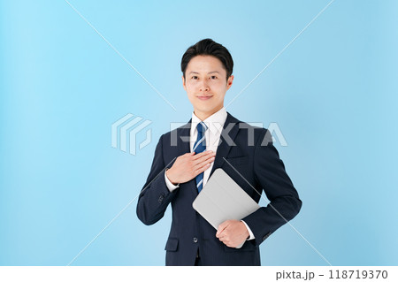 ビジネスマン 笑顔 FP ビジネスマン 笑顔 FP 118719370