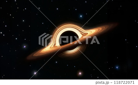 宇宙空間の中に広がる星雲 118722071