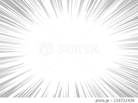 放射状グレー線 マンガ風 放射状グレー線 マンガ風 118722436
