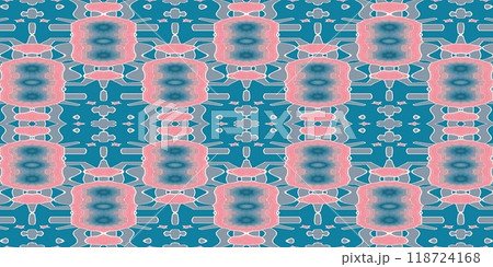 Abstract Kaleidoscope Geometry Psychedelic Art Pink Blue White Pattern Background Abstract Kaleidoscope Geometry Psychedelic Art Pink Blue White Pattern Background 118724168