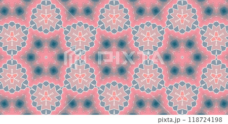 Abstract Kaleidoscope Geometry Psychedelic Art Pink Blue White Pattern Background Abstract Kaleidoscope Geometry Psychedelic Art Pink Blue White Pattern Background 118724198