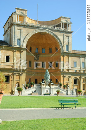 Courtyard of the Pinecone at the Vatican Museums, Rome Courtyard of the Pinecone at the Vatican Museums, Rome 118725842
