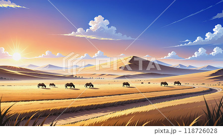 「黄金の牧草地」 118726028
