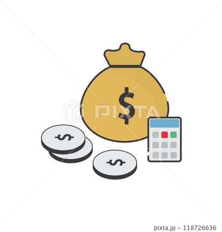 Currency logo icon 118726636