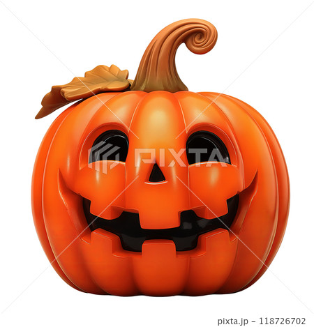 ソフビ人形 3D 笑顔のジャック・オ・ランタンの可愛らしいハロウィン