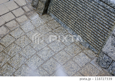 公園の水景物、水景施設、水の流れ 118727339