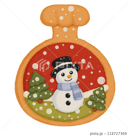 Christmas Ornament Cookie with Colorful Icing Christmas Ornament Cookie with Colorful Icing 118727369
