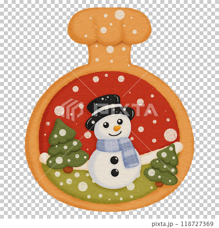 Christmas Ornament Cookie with Colorful Icing Christmas Ornament Cookie with Colorful Icing 118727369