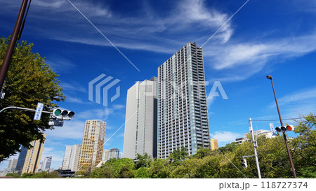 東京　飯田橋　飯田橋駅周辺の風景 118727374