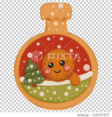 Christmas Ornament Cookie with Colorful Icing Christmas Ornament Cookie with Colorful Icing 118727377