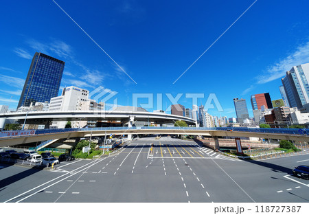 東京　飯田橋　飯田橋駅周辺の風景 118727387