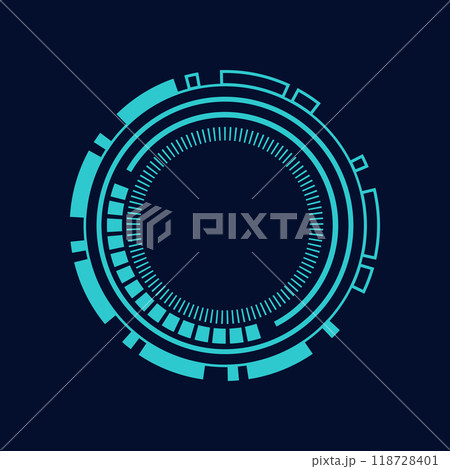 sci fi circle frame modern user interface element Technology futuristic sci fi circle frame modern user interface element Technology futuristic 118728401