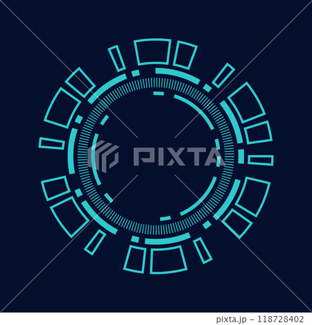 sci fi circle frame modern user interface element Technology futuristic sci fi circle frame modern user interface element Technology futuristic 118728402
