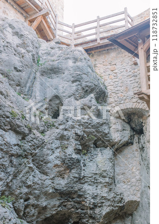 Ruins of medieval castle Mirow in Poland Ruins of medieval castle Mirow in Poland 118732851