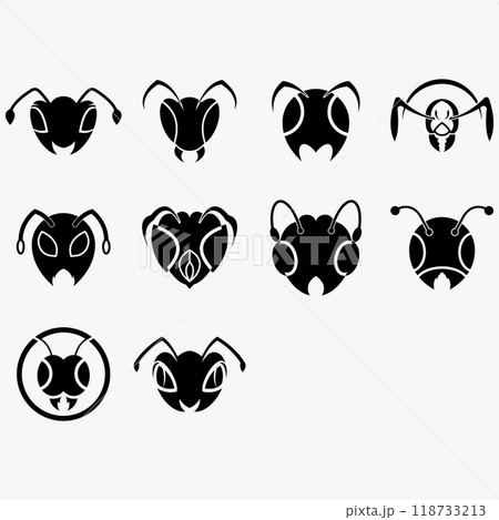 vector image illustration ant logo vector image illustration ant logo 118733213