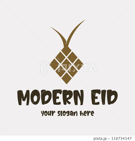 Vector image illustration of a modern ketupat Vector image illustration of a modern ketupat 118734147