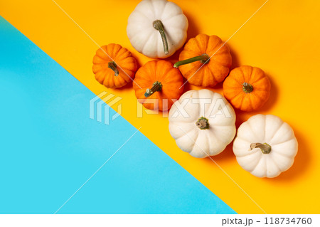pumpkin on table 118734760