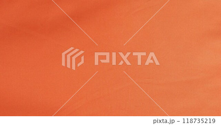 orange polyester fabric texture background orange polyester fabric texture background 118735219