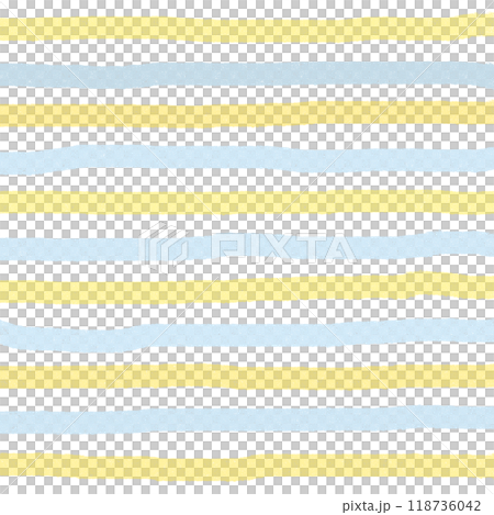 Blue Yellow Hand Drawn Stripe Pattern Background Overlay  118736042