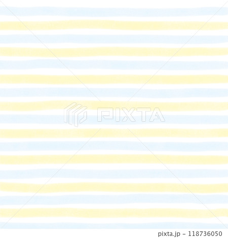 Blue Yellow Hand Drawn Stripe Pattern Background Overlay  118736050