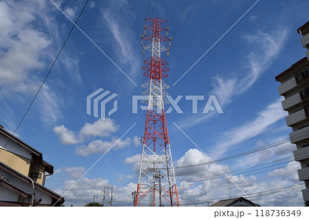 送電塔 高電圧交流 118736349