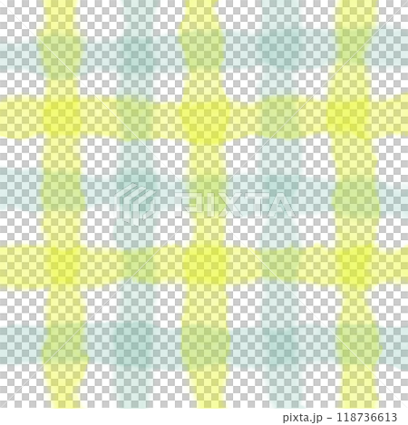 Green Yellow Gingham Check Hand Drawn Pattern Background Overlay Green Yellow Gingham Check Hand Drawn Pattern Background Overlay 118736613