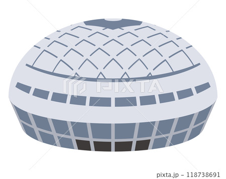 ナゴヤドームのイラスト 118738691